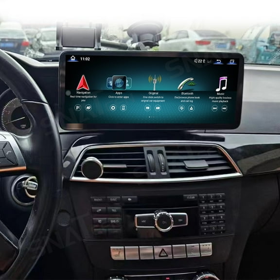 SNATEEN 12.3 inch Touch Screen Car Radio for Mercedes-Benz E Class 2009-2015 GPS Navigation Multimedia Video DVD Carplay Stereo Receiver Head Unit