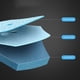 thumbnail image 2 of Escobilla de baño No Dead Corner Escobilla desechable Accesorios de baño (1 juego negro), 2 of 5