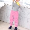 thumbnail image 3 of Pantalon de Pluie pour Enfants Rose 100 % Imperméable - Coupe-Vent, 3 of 4