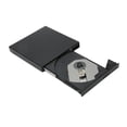 thumbnail image 2 of Unidad de DVD externa USB 2.0 Grabadora de DVD de bajo ruido resistente a impactos ampliamente compatible para computadora portátil de escritorio AIO, 2 of 8