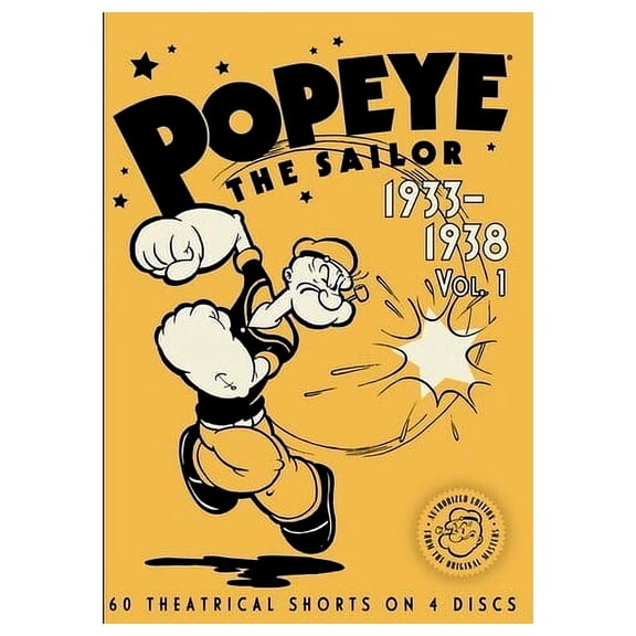 Popeye the Sailor: Volume 1: 1933-1938 (DVD), Warner Archives, Kids & Family