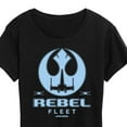 thumbnail image 3 of Star Wars - Rebel Fleet Flight Patch - Women's Short Sleeve Classic Fit Tee, 3 of 5