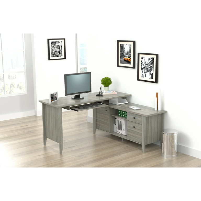 Inval l sale shaped computer desk