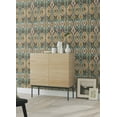 thumbnail image 4 of Advantage Villon Mustard Ikat Wallpaper, 4 of 5