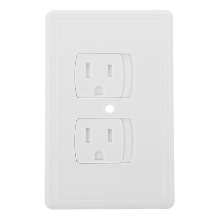 Child Proof Light Switch Cover Outlet Plug Covers Baby White