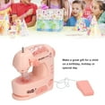 thumbnail image 4 of Mini Machine à Coudre Jouet, Machine à Coudre Électrique pour Enfants avec Règle Enfilable pour Bricolage Maison, 4 of 8