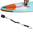 thumbnail image 1 of Premium Leash Surf Leash Paddle Leash Enrollado TPU Seguridad Open Negro Cola Correa de tobillo de surf, 1 of 8
