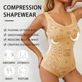 thumbnail image 5 of Happydeer One-piece Slimming Shapewear Backless Sling Body Tight Underwear Adjustable Buckles Triangle Ribbon Body Tight Underwear, 5 of 13