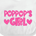 thumbnail image 4 of Inktastic Pop Pop's Girl Girls Baby Bib, 4 of 4
