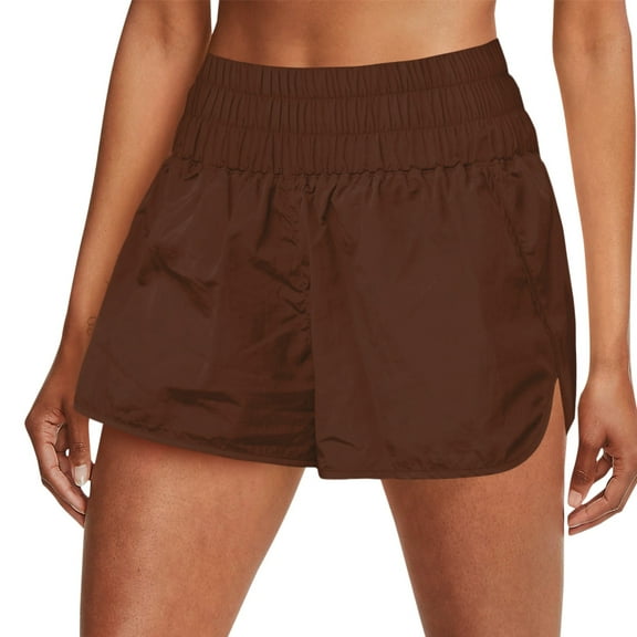 Ketyyh-chn99 Womens Shorts Beach Swim Shorts High Waisted Bathing Suits Bottoms Long Swimsuit Tankini Trunks with Pockets Coffee,XL