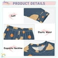 thumbnail image 3 of FORMRS Long Sleeve Top and Pants Pajama Set for Niños 2-Piece Sleepwear, Sizes 18M-8Y, Blue Capybaras, 3 of 6
