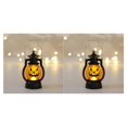 thumbnail image 1 of QualitChoice Pumpkin Skull LED Pony Lantern Halloween Decoration Prop Creative Holiday Bar Party Light LED Oil Lamp Prop Dropshipping B 2Set, 1 of 1