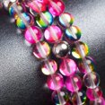 thumbnail image 3 of Pink Cosmos | Silver | Galaxy Glass Bead Bracelet, 3 of 8