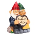 thumbnail image 1 of Adornos de decoración Jadeshay pareja de gnomos de jardín resina, 1 of 8