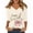 Beige #76, variant on Easter T Shirts for Ladies Spring V Neck Funny T Shirt Plus Size 2026 Eggs Top Bunny Casual 3/4 Sleeve Tops Beige M