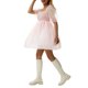 thumbnail image 4 of Sunloudy Vestido de princesa de malla para mujer, Adultos Transparente Color sólido Manga farol Cuello cuadrado Una pieza Sunloudy S, M, L, 4 of 8