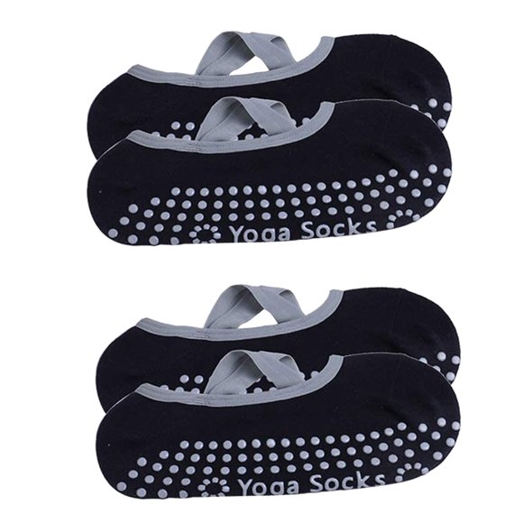 Cyber Monday deals Black Friday Deals Christmas Stockings,2PC Women's Yoga Socks Chaussettes A Particules Antidérapantes Socks