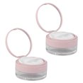 thumbnail image 5 of Milisten 2Pcs Portable Empty Loose Powder Box Mirror Powder Container Elastic Denser Little Mesh Makeup Case with Powder Puff Pink, 5 of 5