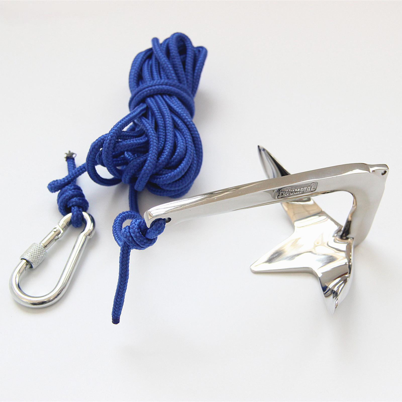 Boat Anchor, 316 with 5M Rope Kayak Accessories Use in Variety of Sea Beds Highly Polished, smooth and translucent, - Walmart.com
