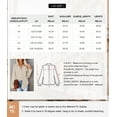thumbnail image 7 of Jusfitsu Women’s Shacket Jacket Corduroy Long Sleeve Blouse Tops Casual Button Down Shirts for Women Oversized Top, 7 of 7