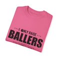 thumbnail image 3 of Hilarious Ballers Coaching Mentoring Educating B-ball Player Novelty Teaching Dribbling Skill Dunking Defending Unisex Garment-Dyed T-shirt, 3 of 4