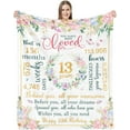 thumbnail image 1 of LHSHID 13 Year Old Girl Gift Ideas 13th Birthday Decorations for Girl Gifts for 13 Year Old Girl Happy 13 Year Old Girl Birthday Gifts 13th Birthday Gifts for Teen Girls Blanket 30"x40", 1 of 7