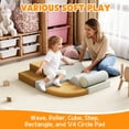 thumbnail image 2 of Toddler Climbing Toys, 6-Piece Soft Foam Blocks for Crawling & Sliding, Easy Clean, 2 of 7