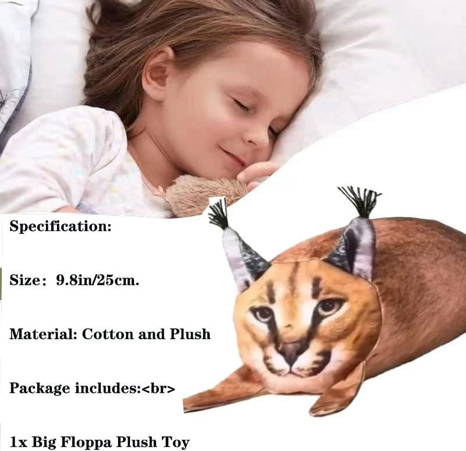 Floppa Plush,Floppa Toy Plush Stuffing,7.5 Inches Big Floppa Plush Cartoon  Cat Plush Toy,Soft and Cute Animal Plush Toy,Birthday Party Gifts for  Kids（1pcs） in 2023