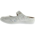 thumbnail image 3 of Women's Drew Juniper White Floral Snake Print Leather 9.5 W, 3 of 6