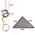 thumbnail image 3 of Versatile Interactive Playground Ring featuring Climbing Net for Small - Construction Including Hanging Hooks for Indoor and Outdoor Enrichment Toy, 3 of 3
