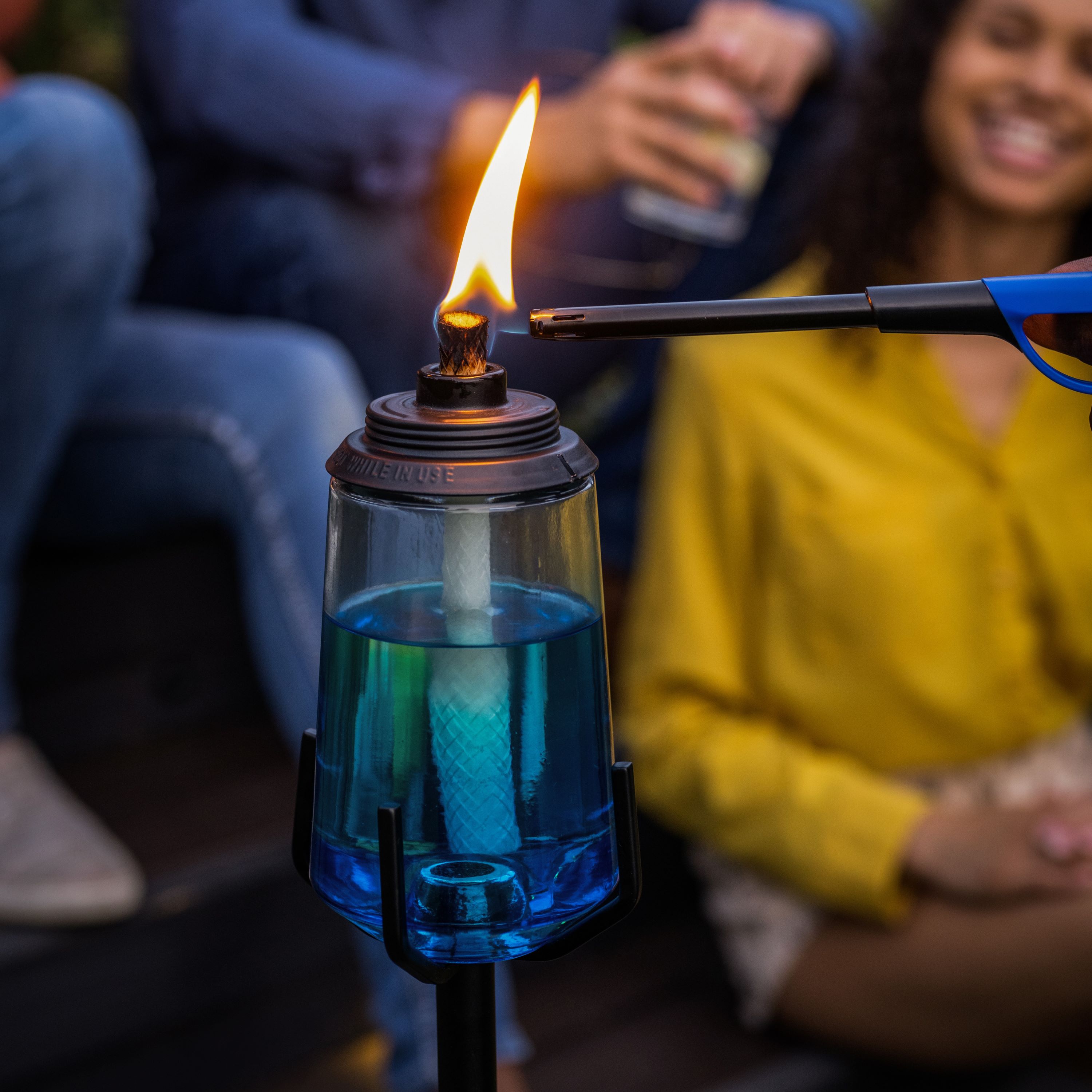 69 Inch TIKI Torch Industrial Glass