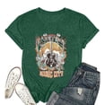 thumbnail image 4 of Trendfront Womens Nashville Music City Graphic T Shirts Crewneck Short Sleeve Vintage Guitar Country Music Lover Print Casual Tee Tops, 4 of 4