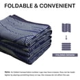thumbnail image 5 of DEORAB 8'x10' Outdoor Rugs Patio Waterproof Outside Mat Reversible Plastic Camping Carpet,Blue & Grey, 5 of 9