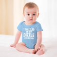 thumbnail image 2 of I Shizzled in My Dizzle for Rizzle - Baby Clothes - Funny Newborn Bodysuit Outfits for Boys And Girls Sky Blue-style 12months, 2 of 7