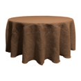 thumbnail image 1 of LA Linen TCBurlap120R-Brown Nappe en Toile de Jute Naturelle Teintée Ronde&44; Marron - 120 Po., 1 of 4