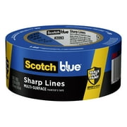 ScotchBlue Sharp Lines Painter's Tape, Blue, 1.88 in x 60 yd, 1 Roll