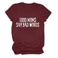 thumbnail image 2 of Levmjia Womens Summer Plus Size Short Sleeve Tops Women Cat Letter Printing Short Sleeve Shirt Casual Tops Blouse, 2 of 3