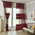 thumbnail image 3 of TIELUTT Rideau Transparent à Feuilles pour Fenêtre, Voilage Drapé, 1 Panneau, Rideaux Transparents 96 Pouces de Long, 4 Panneaux, Rideau de Garde-Robe, Rideaux de Ville, Rideaux Neutres pour Salon, Doublure de Rideau de Douche Transparente, 3 of 5