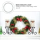 thumbnail image 2 of 1pc Corona de hierro Aro Marco de hierro Accesorio de corona de bricolaje Accesorio de corona de Navidad, 2 of 5