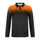 thumbnail image 4 of Blusa y camisa de manga larga con cuello vuelto para hombre, informal, estampada, con botones, de poliéster, 4 of 6