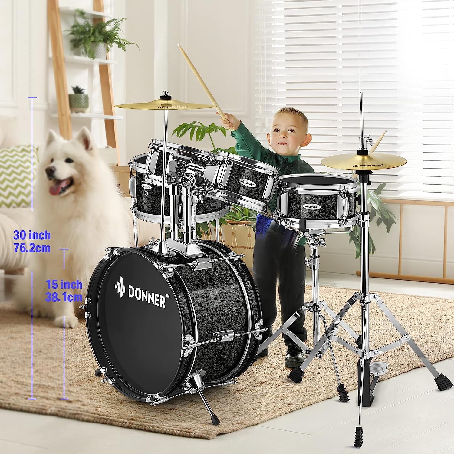 Donner Kids Beginner Junior Size DrumDonner Kids Beginner Junior Size Drum  