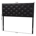 thumbnail image 5 of Bowery Hill Faux Leather Tufted Queen Panel Headboard, 5 of 5