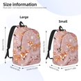 thumbnail image 3 of Yiaed Beautiful Fox Print Backpack, Premium Laptop Backpack, Travel Backpack for Women, Lightweight Backpacks, Comfortable Back Pack-Small, 3 of 5