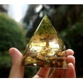 thumbnail image 1 of Pirámide de cristal de energía Taian para meditación y curación de chakras, piedras preciosas piramidales para decoración de habitación Feng Shui (estilo 4) ZefeiWu 8390615896894, 1 of 1