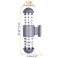 thumbnail image 3 of Toystoory Pantalla de plástico de aluminio resistente al agua de 24 W, lámparas de pared LED, lámpara de pared IP65, enchufe E27 para exteriores Iluminación y accesorios No.7 Toystoory HA025434-07, 3 of 6