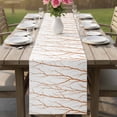 thumbnail image 4 of Orange Branches Table Runner - 70 Inch Long Modern Abstract Art Forest Silhouettes Cotton and Linen Blended Dress Scarves Farmhouse Table Runner for Kitchen Dining, Coffee Table, 13" x 70", 4 of 8