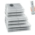 thumbnail image 1 of 9 Pack Jumbo Vacuum Storage Bags Space Saver Storage Bags With Hand Pump Blankets For Bedding Clothes Travel Comforters, 1 of 8