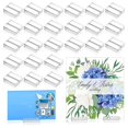 thumbnail image 5 of 25Pcs Acrylic Stands Place Card Holders 1.2 Inch Table Number Stands Clear Card Display Stand for T, 5 of 5