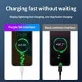 thumbnail image 5 of Vruelia 12 Ft Type C Fast Charging Long Phone Chargers  20 Ft Charging Cords for Android Phones C 5A Fast Charge Type C Smartphone Charging Data Type C Smart Fast Charge 1.5m Back To School, 5 of 8