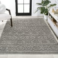 thumbnail image 4 of JONATHAN Y SOUTH BEACH 8 x 10 Area Rug, Citta Pile Mediterranean Tile - Dark Gray/Ivory, SBH102C-8, 4 of 9